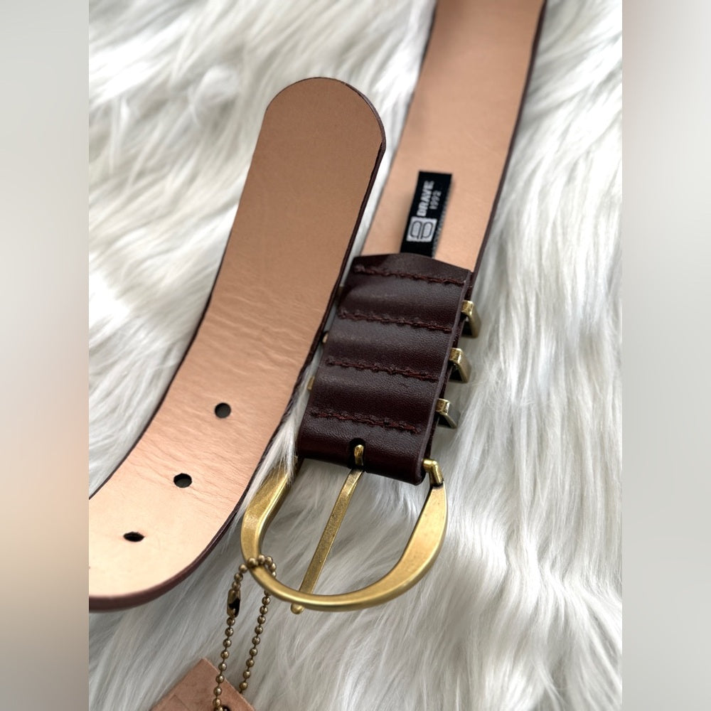 🇨🇦 Brave Leather Collection - Monte Carlo Wine with gold hardware
