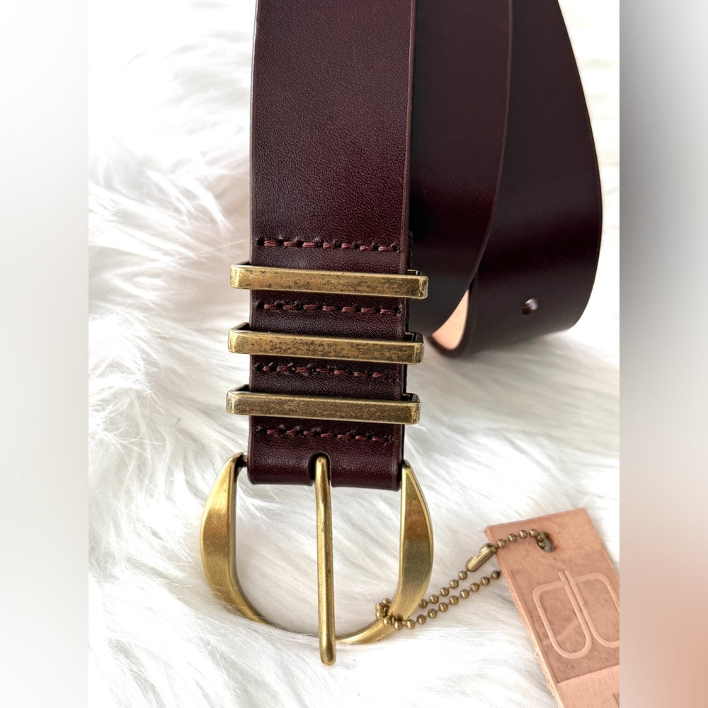 🇨🇦 Brave Leather Collection - Monte Carlo Wine with gold hardware