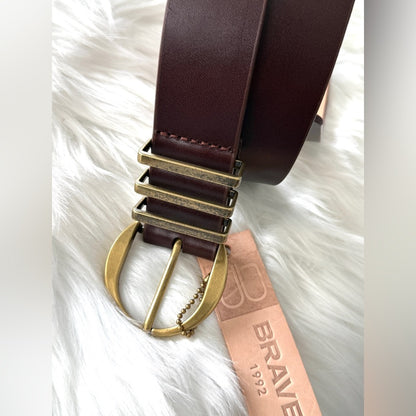 🇨🇦 Brave Leather Collection - Monte Carlo Wine with gold hardware
