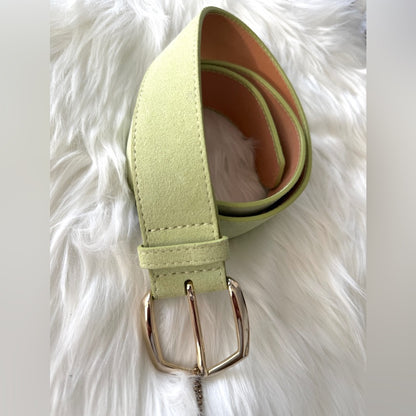 🇨🇦 Brave Leather Collection - HIMA pistachio suede – gold
