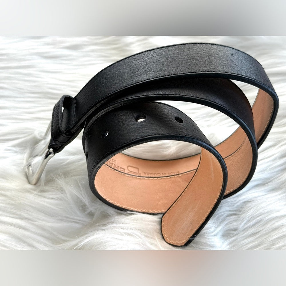 🇨🇦 Brave Leather Collection- HAISLEY smooth Black - Silver