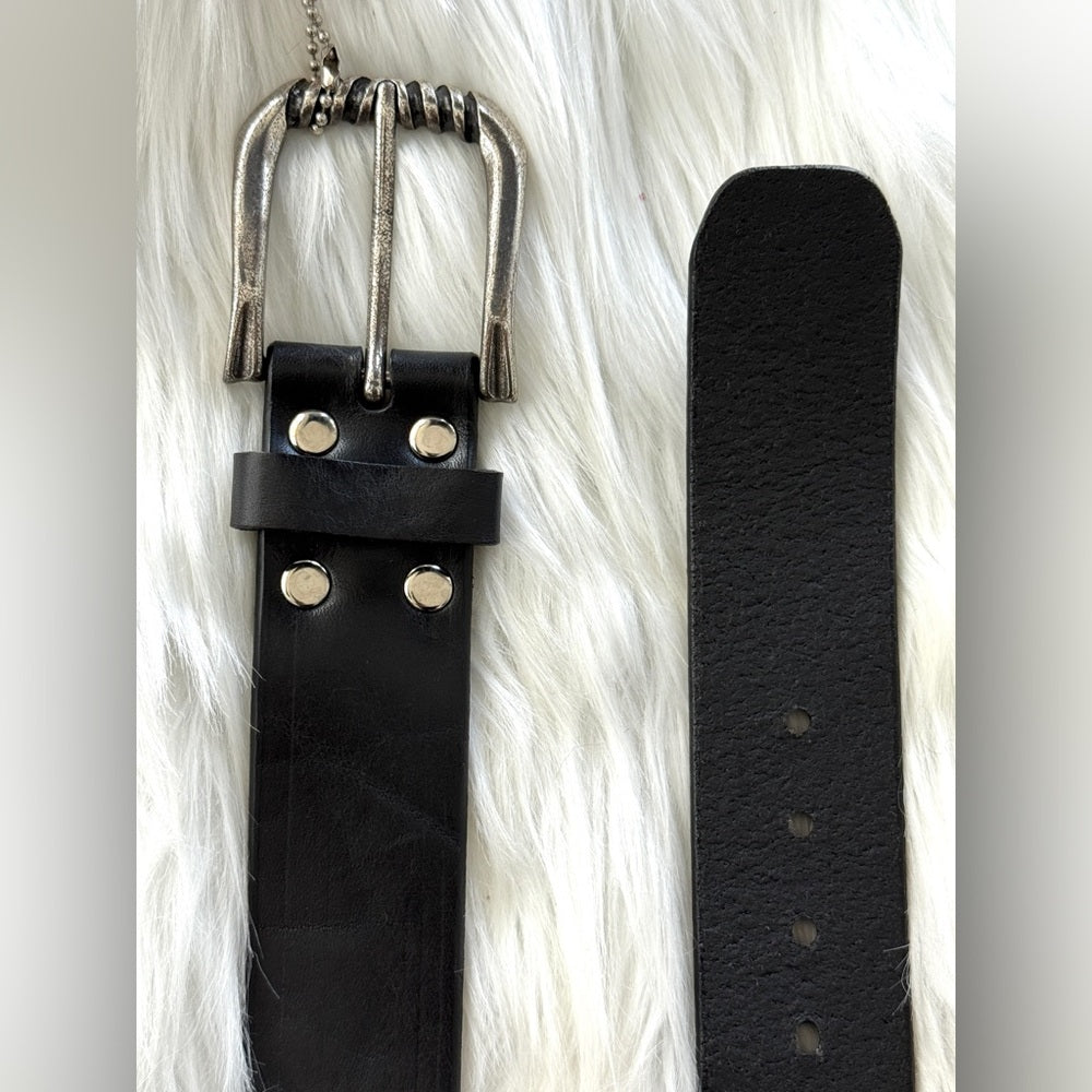 🇨🇦 Brave Leather Collection- ASTRID Black Bridle - Antique Silver