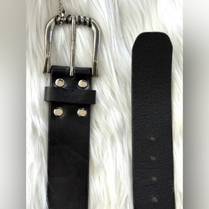 🇨🇦 Brave Leather Collection- ASTRID Black Bridle - Antique Silver
