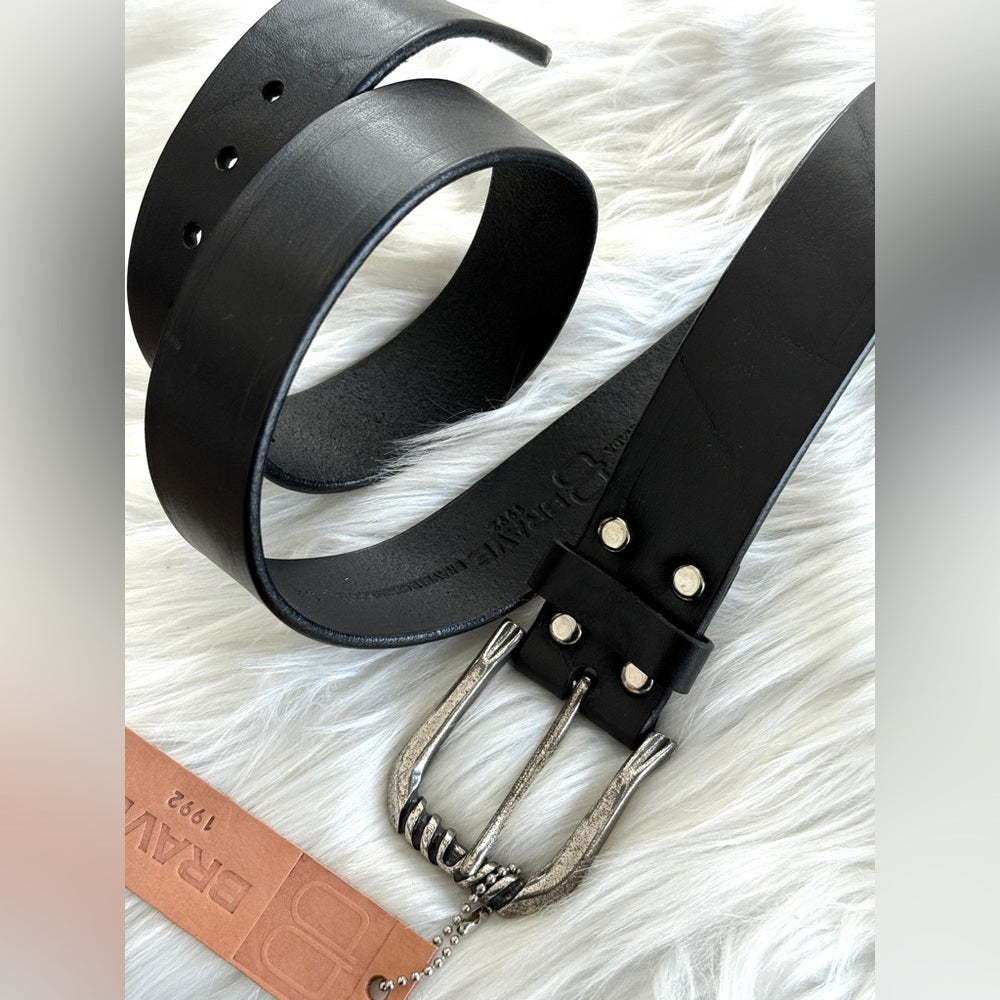 🇨🇦 Brave Leather Collection- ASTRID Black Bridle - Antique Silver