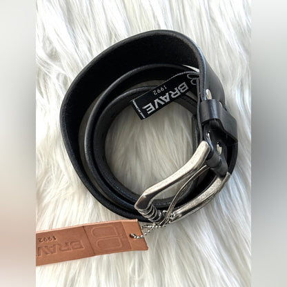 🇨🇦 Brave Leather Collection- ASTRID Black Bridle - Antique Silver