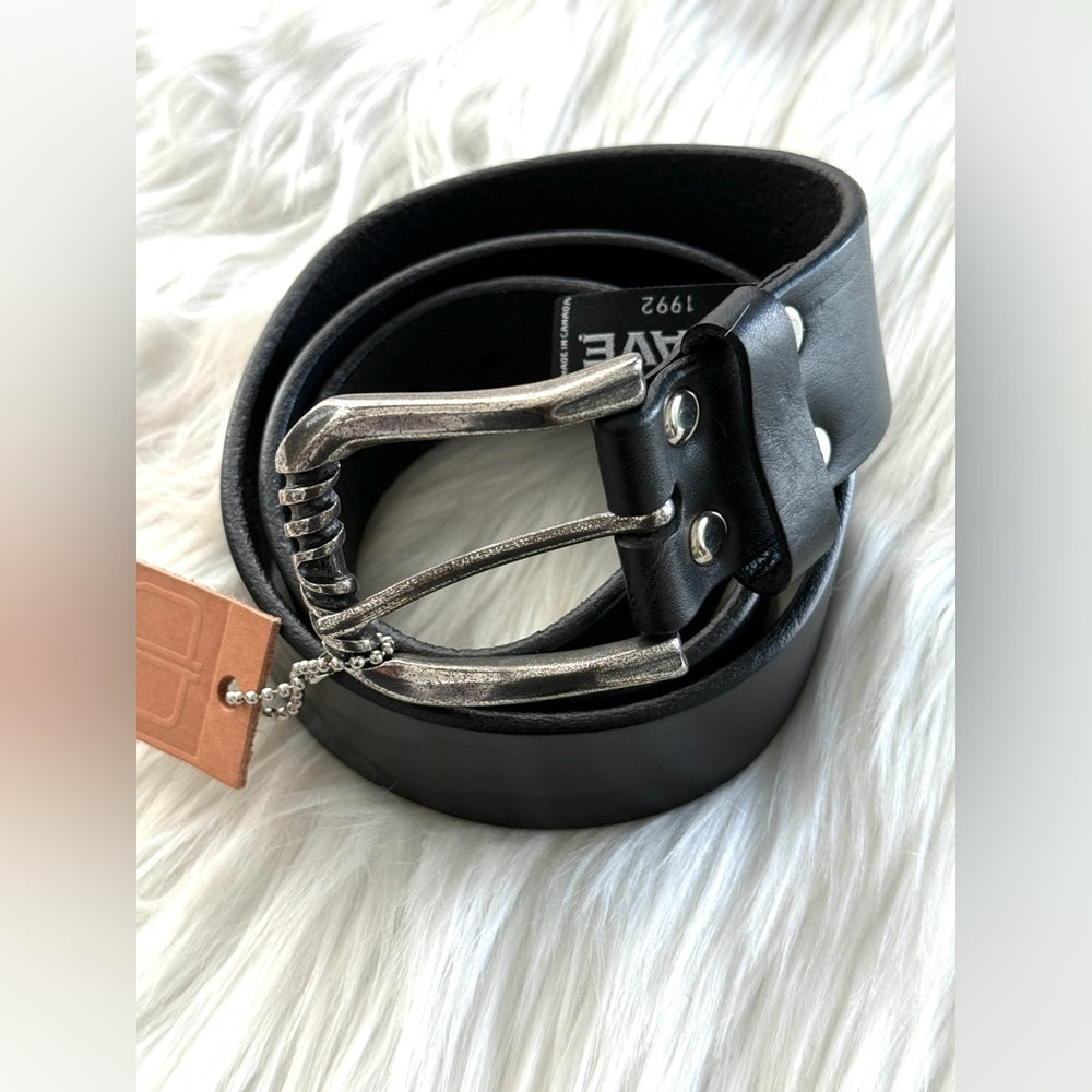 🇨🇦 Brave Leather Collection- ASTRID Black Bridle - Antique Silver