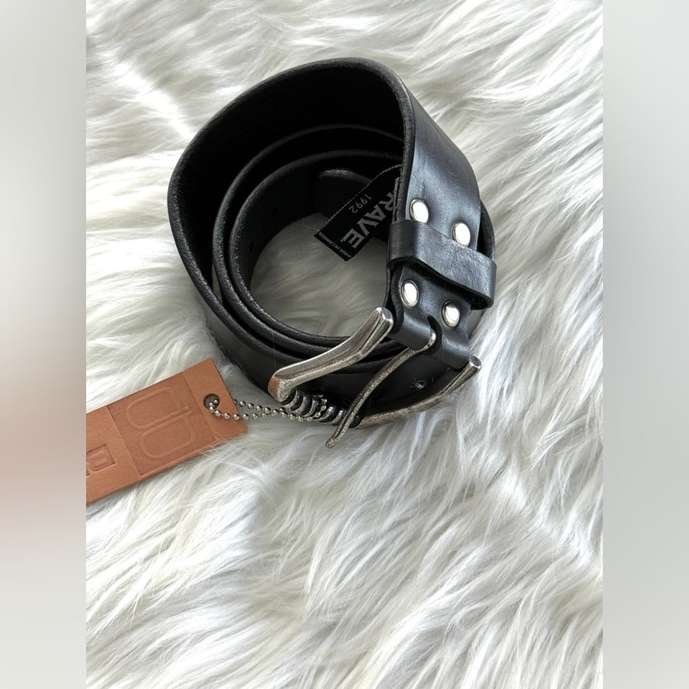 🇨🇦 Brave Leather Collection- ASTRID Black Bridle - Antique Silver