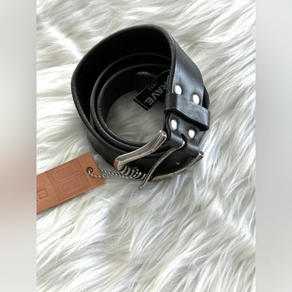 🇨🇦 Brave Leather Collection- ASTRID Black Bridle - Antique Silver