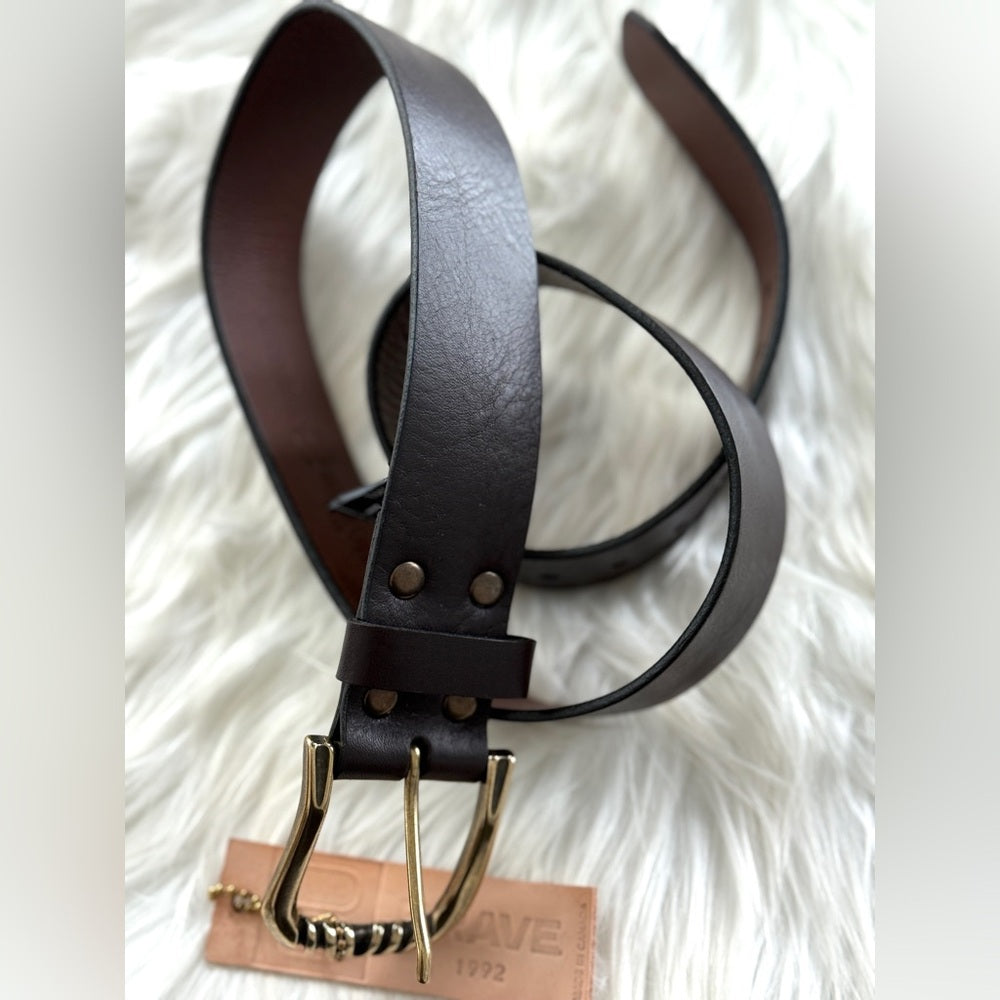 🇨🇦 Brave Leather Collection- ASTRID Brown Bridle - Gold