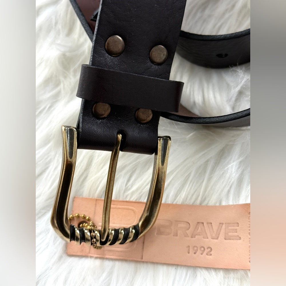 🇨🇦 Brave Leather Collection- ASTRID Brown Bridle - Gold