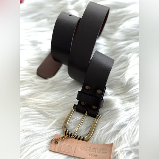 🇨🇦 Brave Leather Collection- ASTRID Brown Bridle - Gold