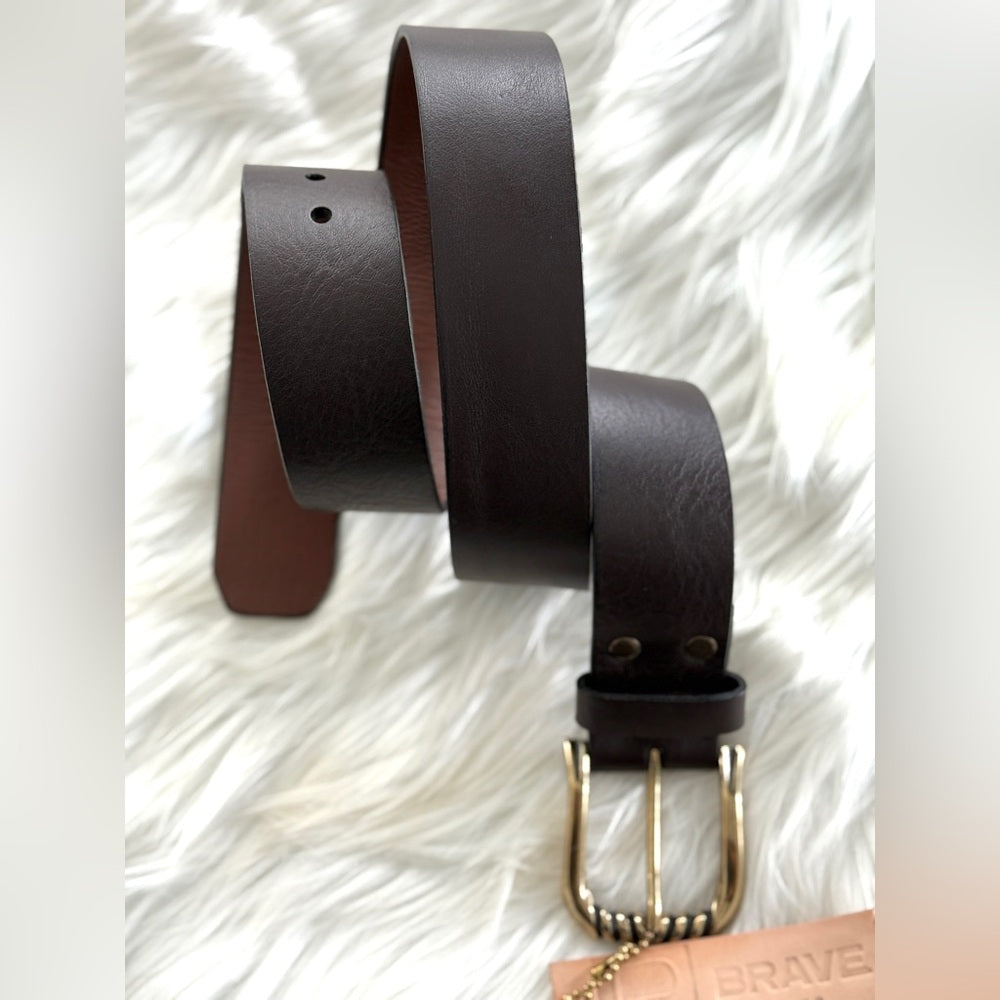 🇨🇦 Brave Leather Collection- ASTRID Brown Bridle - Gold