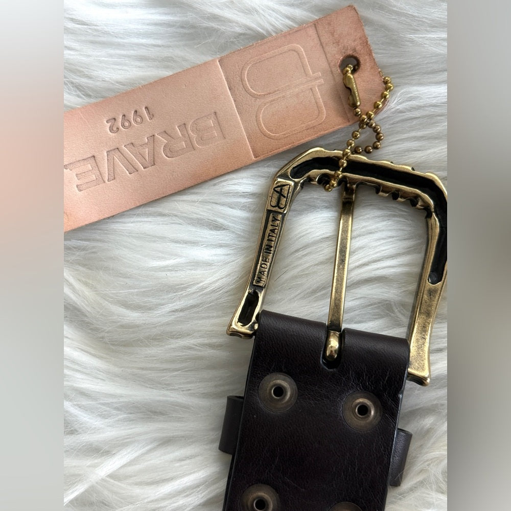 🇨🇦 Brave Leather Collection- ASTRID Brown Bridle - Gold