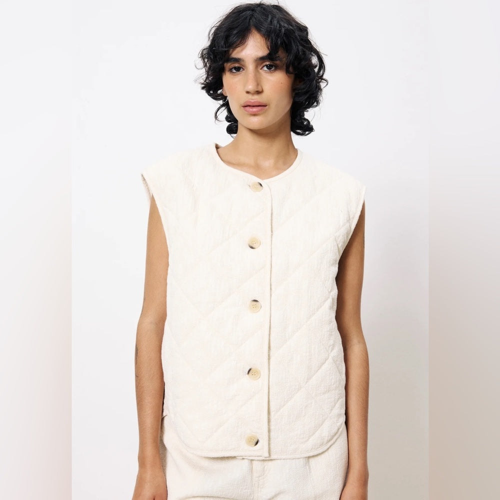 EGLENTINE CREAM CARDIGAN
