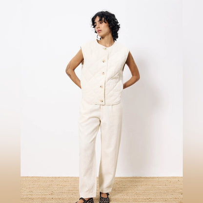 EGLENTINE CREAM CARDIGAN