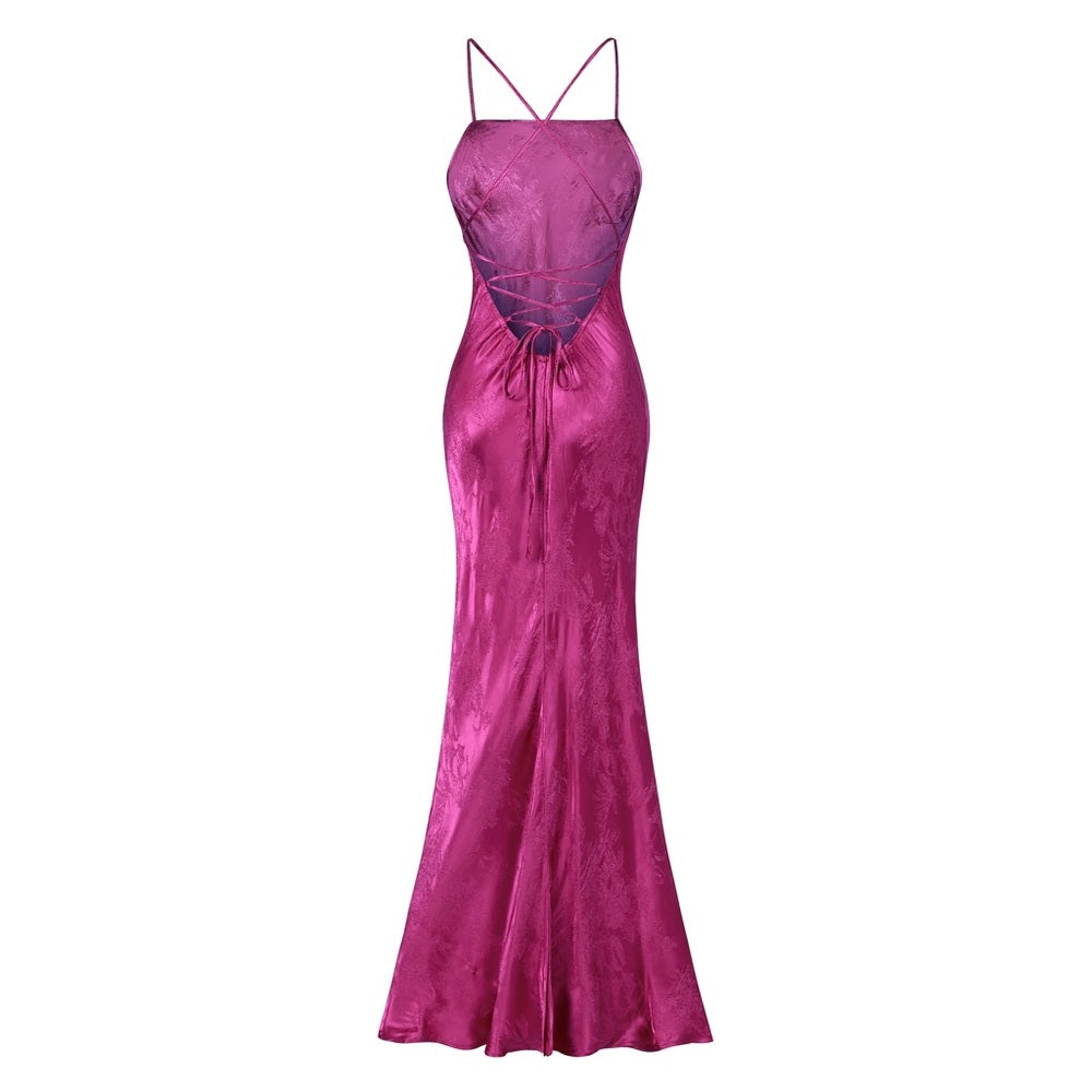 NIOUMA FUCHSIA DRESS