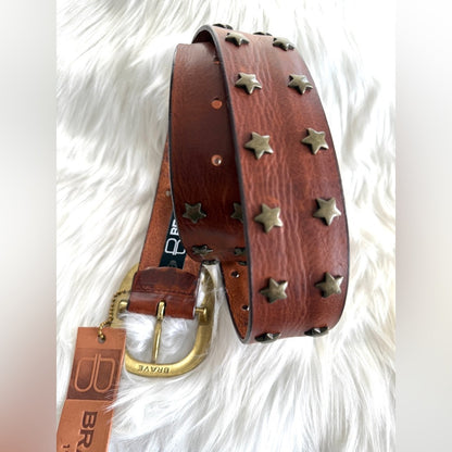🇨🇦 Brave Leather Collection - MIRI Cognac - Brush Gold