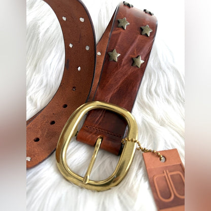 🇨🇦 Brave Leather Collection - MIRI Cognac - Brush Gold