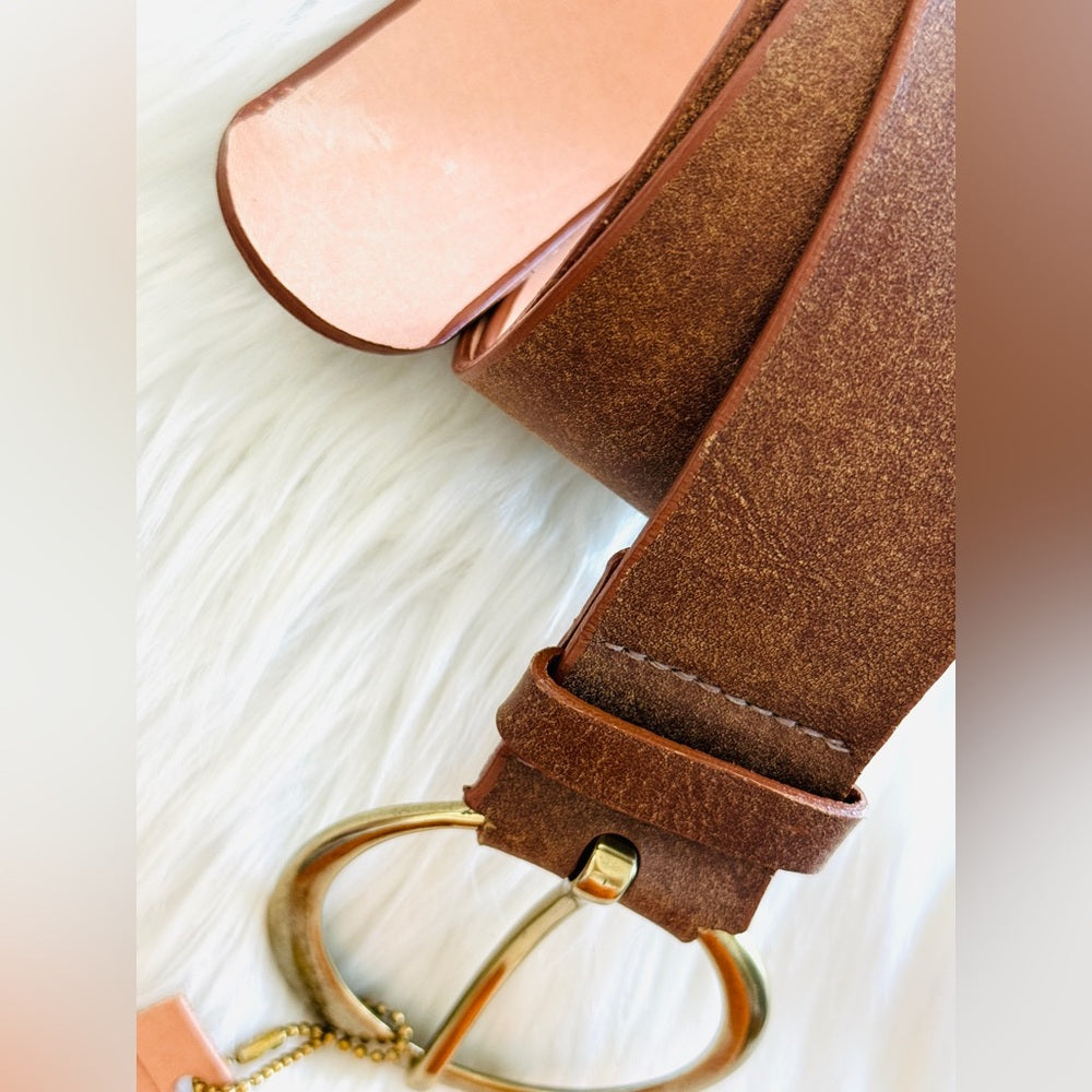 🇨🇦 Brave Leather Collection- VIER Flat Smooth Brown - Brish Gold