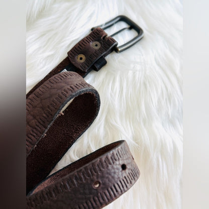 🇨🇦 Brave Leather Collection- Soft Brown Leather - Stained Copper