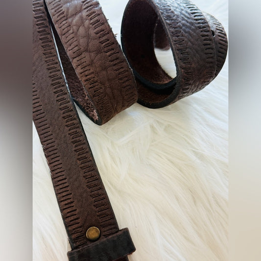 🇨🇦 Brave Leather Collection- Soft Brown Leather - Stained Copper