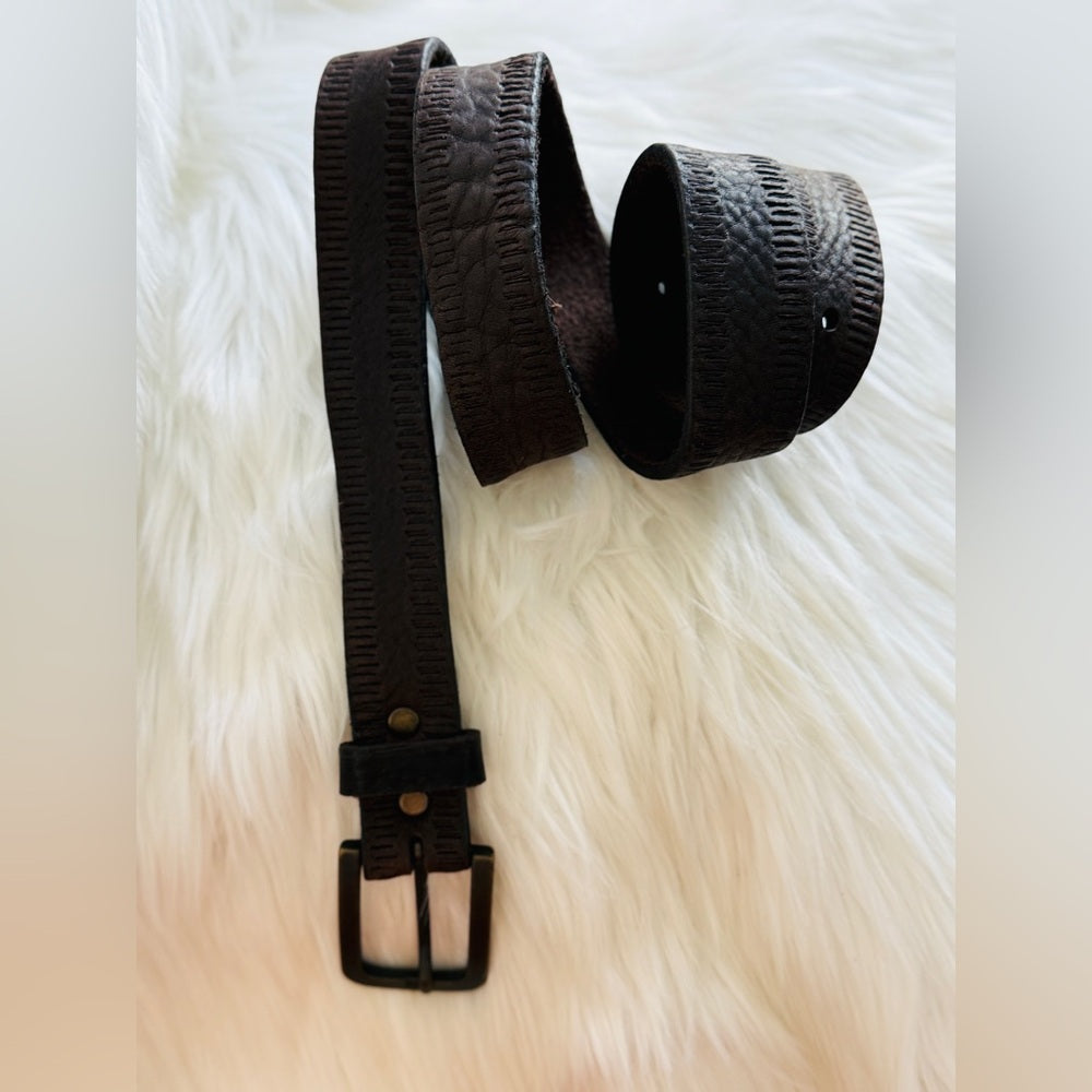 🇨🇦 Brave Leather Collection- Soft Brown Leather - Stained Copper