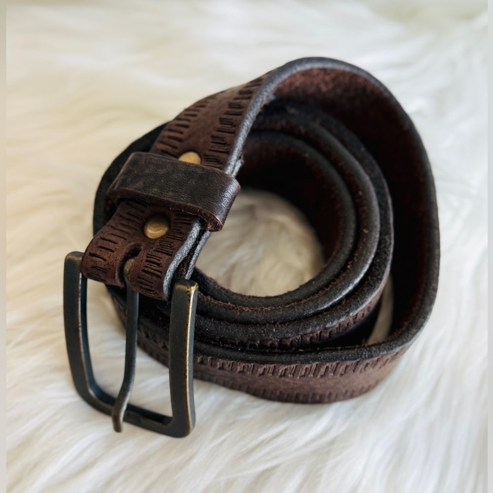 🇨🇦 Brave Leather Collection- Soft Brown Leather - Stained Copper