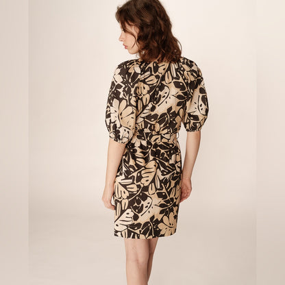 Grace & Mila - SHORT DRESS BEIGE PAVANE