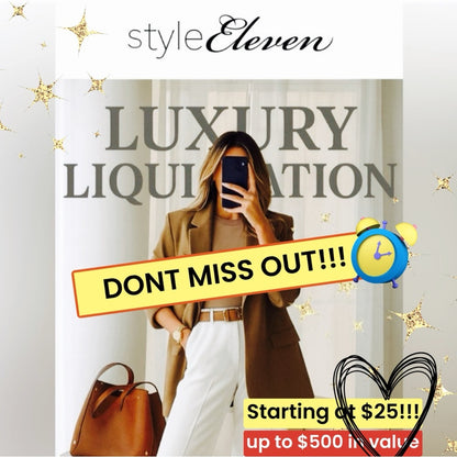 LUXURY LIQUIDATION PART II‼️ Aug 31 ⚠️  🚨 PROMOTION ALERT 🚨 💃🏿
