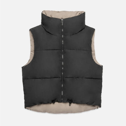 KANSAS REVERSIBLE PUFFER GILET Burgundy