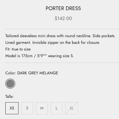 PORTER DRESS