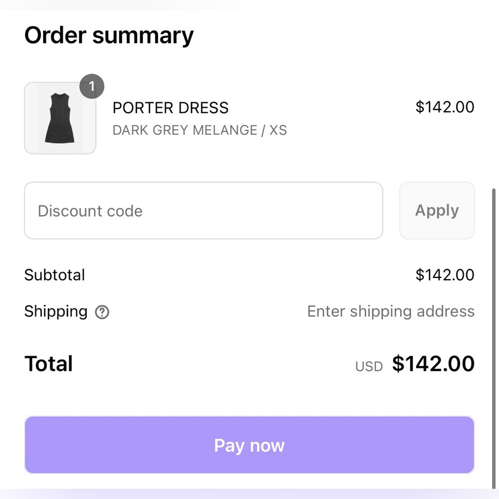 PORTER DRESS