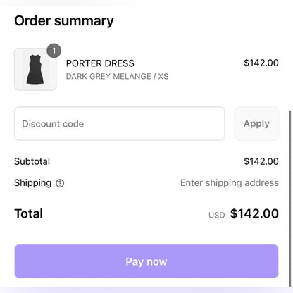 PORTER DRESS