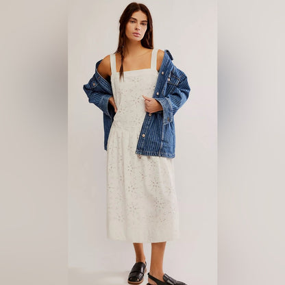FREE PEOPLE 🕊️- Primavera Eyelet Midi