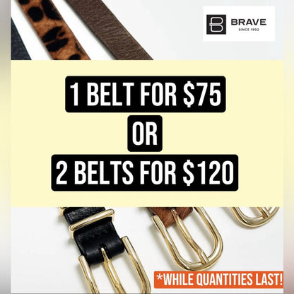 🇨🇦 Brave Leather Collection - Black SmoothLeather