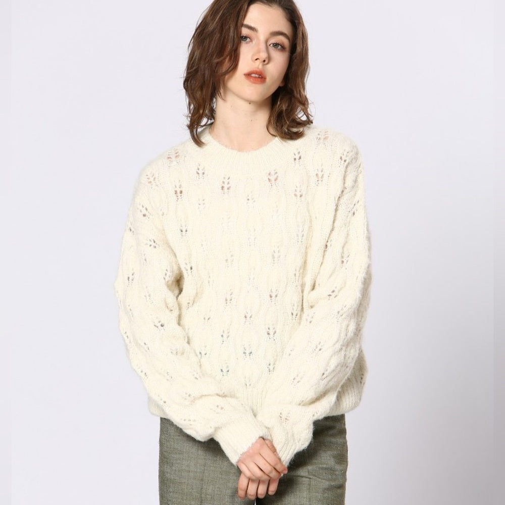 99.  🇫🇷 Long Sleeve Cream Knit