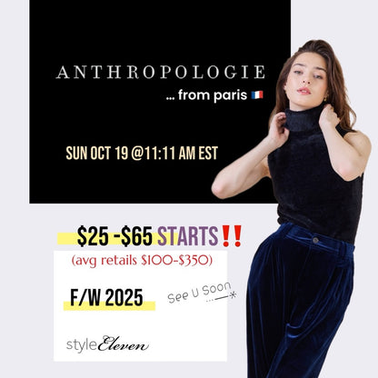 🚨INTRODUCING 🚨Anthropologie from PARIS - BRAND NOTIFICATION 🚨⏰ See u Soon *