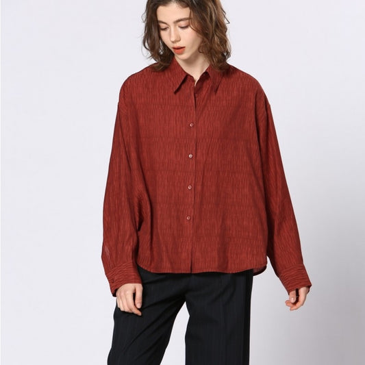 18. OS Brick Longsleeve Shirt - Textured Fabric