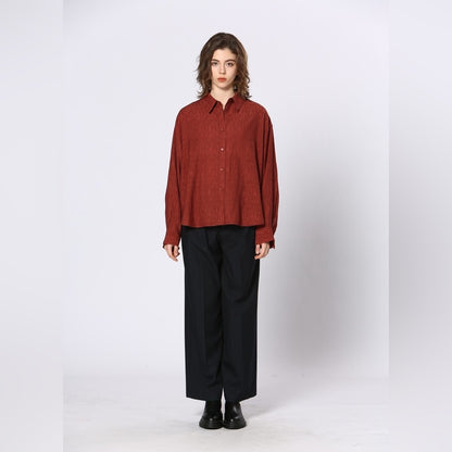 18. OS Brick Longsleeve Shirt - Textured Fabric