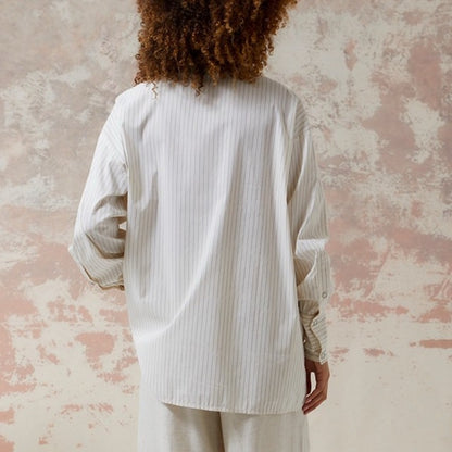 East 42nd Street - OS Pinstripe Button Down Collar Shirt