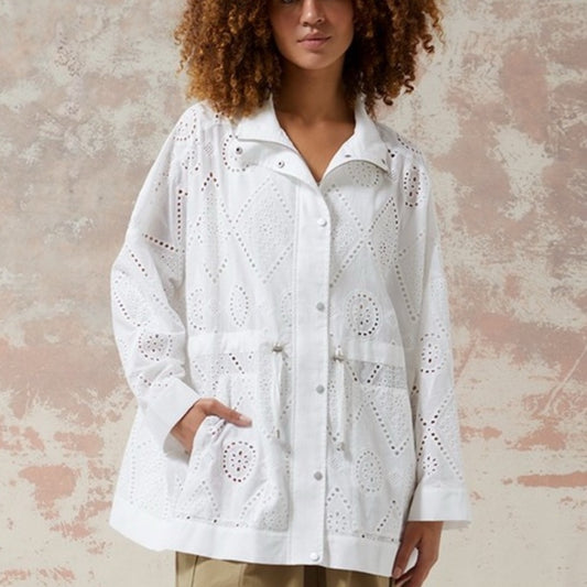 East 42nd Street - White Women's Autumn Jacket