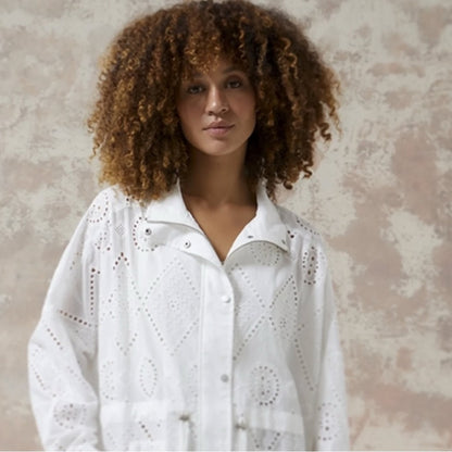 East 42nd Street - White Women's Autumn Jacket