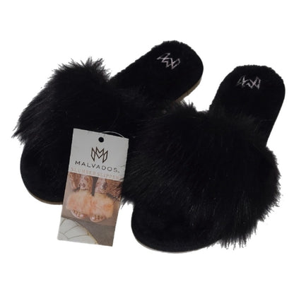 Malvados Women's Sky Blue fur Slippers