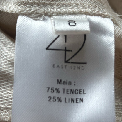 East 42nd Street - Beige Wide leg Pant