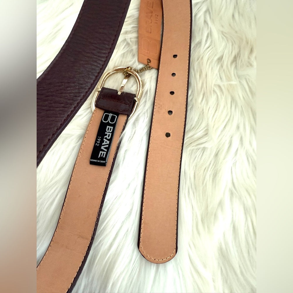 🇨🇦 Brave Leather Collection - MEDORA - Potent Purple - Gold