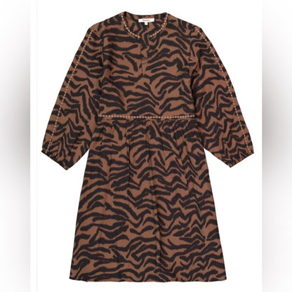 GARCIA- Brown and Black Animal Print Dress