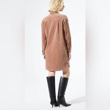 GARCIA - Brown corduroy dress