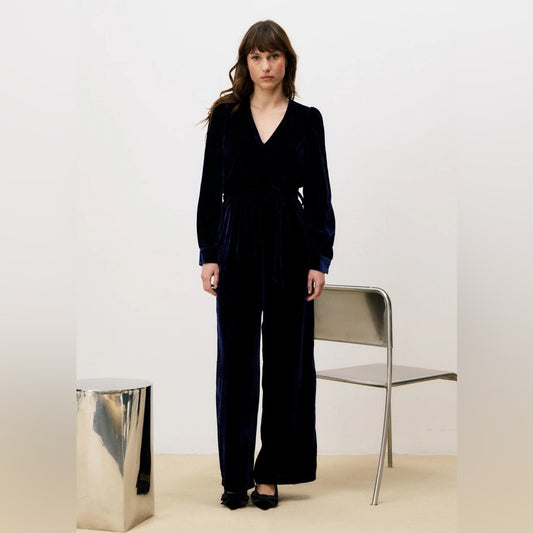🇫🇷FRNCH - CLIFFORD NAVY BLUE JUMPSUIT