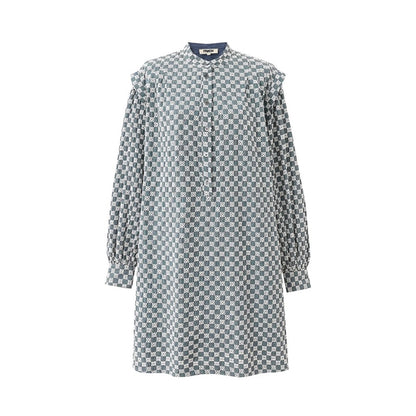 🇫🇷FRNCH - BLUE ALLIUM JEAN DRESS