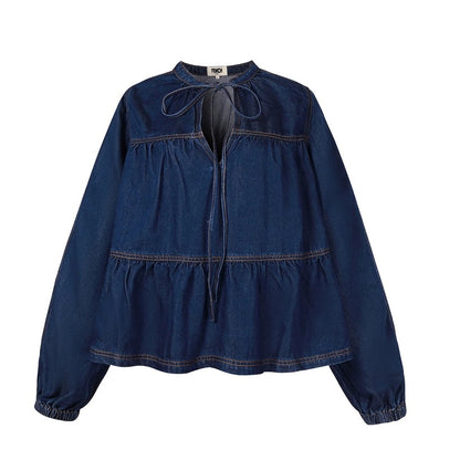 FRNCH 🇫🇷- BLUE JEAN CIXOUS BLOUSE